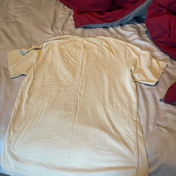 Mens Oakley Tee Shirt Beige Tan sz Large (fits M) - Picture 4 of 4